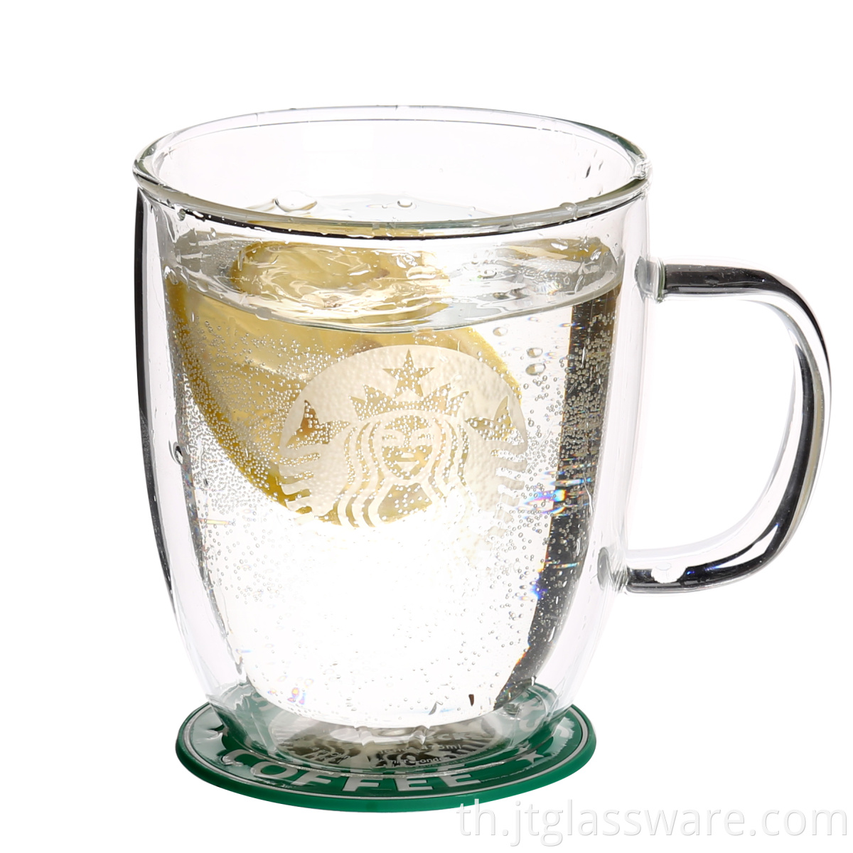Double Layered Borosilicate Glass Cups